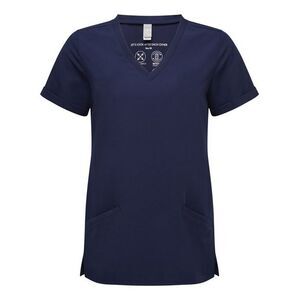 Onna Womens/Ladies Invincible Stretch Work Tunic / Navy